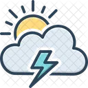 Thunder Cloud Partially Icon