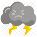 Thunder Lightning Bolt Storm Icon