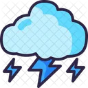 Thunder Storm Atmospheric Icon