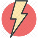Thunder Flash Sign Icon