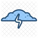 Thunder Thunderstorm Weather Icon