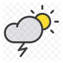 Thunder Lightning Cloud Icon