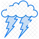 Thunder Action Thunder Weather Icon