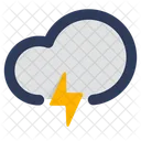 Thunder Cloud Cloud Lightning Cloud Icon