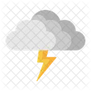 Thunder Cloud Weather Cloud Icon