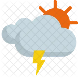 Thunder clouds  Icon