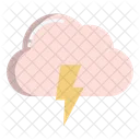 Storm Cloud Thunder Icon