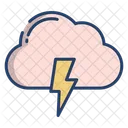 Thunder Stom Storm Cloud Icon