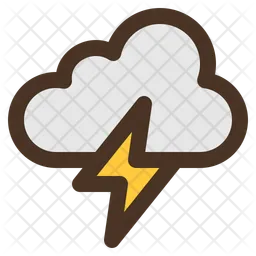 Thunder storm  Icon