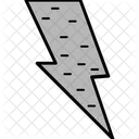 Thunder Flash Sign Lightning Icon