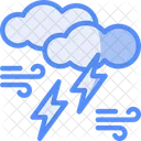 Thundercloud Storm Cloud Cumulonimbus Icon