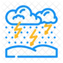 Thundersnow Weather Forecast Symbol