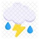 Thunderstorm Cloud Storm Weather Icon