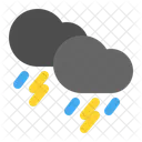 Thunderstorm Stormy Storm Icon