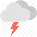 Clouds Lightning Storm Icon