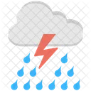 Thunderstorm Rain Rainstorm Icon