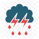 Thunderstorm Weather Cloud Icon