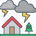 Thunderstorm Lightning Storm Icon