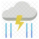 Thunder Storm Rain Icon
