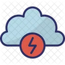 Thunderstorm Cloud Thunderbolt Icon