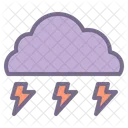 Storm Thunder Stormy Icon