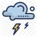 Thunderstorm Lightning Cloud Icon