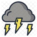 Thunderstorm Lighting Weather Icon
