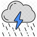 Cloud Raining Rainfall Thunderstorm Icon