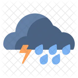 Thunderstorm cloud  Icon