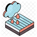 Cloud Raining Rainfall Thunderstorm Icon