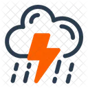 Thunderstorm Lightning Rain Icon