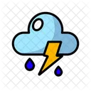 Thunderstorm Weather Cloud Icon