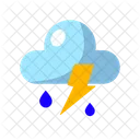 Thunderstorm Weather Cloud Icon