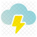 Thunderstorm With Cloudy Icon