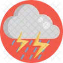 Lightning Thunder Cloud Icon