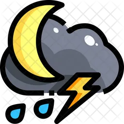 Thunderstorms Early  Icon