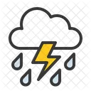 Lightning Shower Thunder Icon