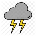 Thunderstrom Bolt Cloud Icon