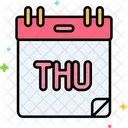 Thursday Month Calendar Icon