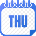 Thursday Thu 7 Days Icon