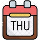 Thursday Calendar  Icon