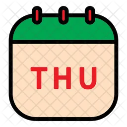 Thursday calendar  Icon