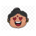 Emoji De Tia Indiana Ícone