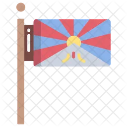 Tibetan Flag  Icon