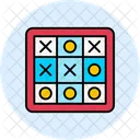 Tic Tac Toe Game Strategy Icon