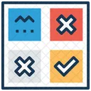 Tick Cross Game Icon