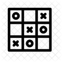 Tic Tac Toe Scribble Board Icon