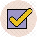 Tick Mark Approved Icon