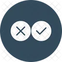 Checkmark Delete Rejection Icon