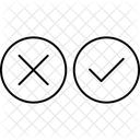 Tick and Cross  Icon